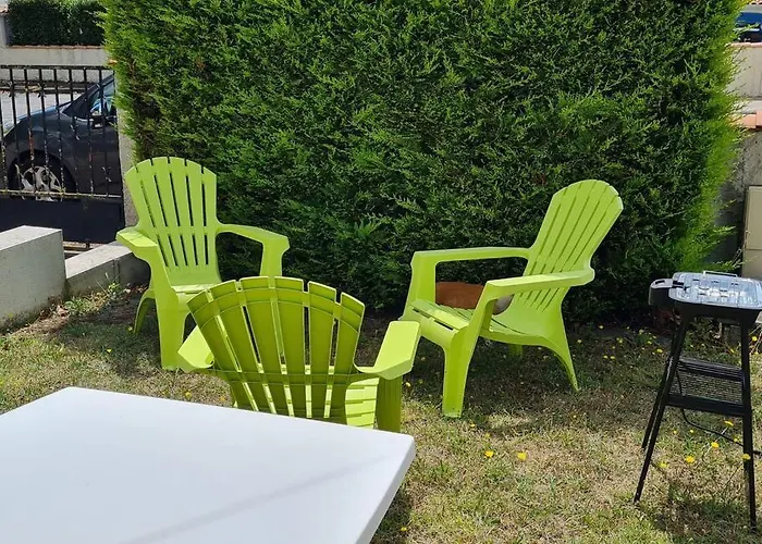 Appt 2 Pieces Avec Jardin Apartman *